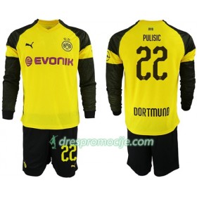 Borussia Dortmund Dres Pulisic 22 Dječji Domaći 2018/19 Dugim Rukavima